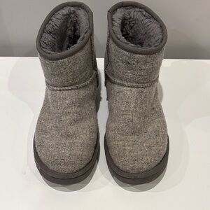 UGG Gray Shearling Boots
